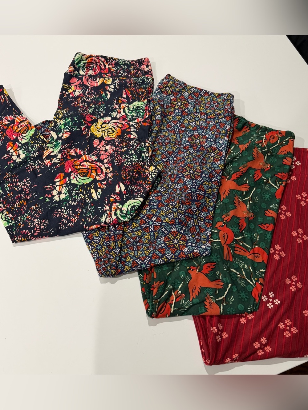 LuLaRoe TC2 Patterned Leggings Bundle - set of 4